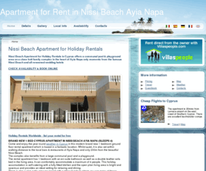 nissibeachrental.com: 1 bedroom Nissi Beach Apartment for Rent Ayia Napa
This brand new 1 bedroom Nissi Beach Apartment for Rent Ayia Napa is perfect for enjoying the great weather in Cyprus and its quiet location is ideal for weddings in cyprus all year round.