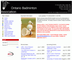 ontariobadminton.on.ca: 
