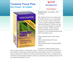 turmericforce.net: Turmeric Force - $17.97
Turmericforce is the world's first and only supercritical full-spectrum turmeric extract, been revered as the foundation of an herbal program for health.