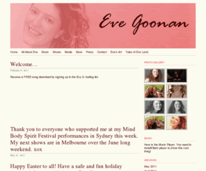 evegoonan.com: Eve Goonan · Music Updates
Music Updates