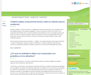 fortitalk.com.es: FORTITALK >  The Fortitech Blog. Strategic nutrition and fortification in food, drink and supplements.
Fortitech specializes in the blending of functional ingredients from a comprehensive selection of vitamins, minerals, amino acids, nucleotides and nutraceuticals.