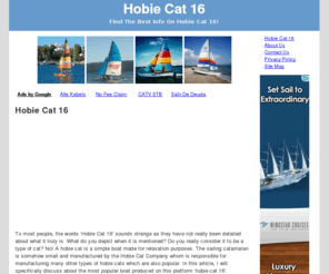 hobiecat16.com: Hobie Cat 16
Hobie Cat 16