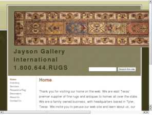 jaysongallery.com: Jayson Gallery Internation
East Texas' Premier Rug Gallery