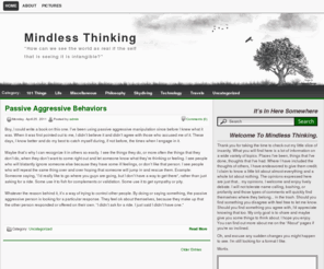 mortisonline.com: Mindless Thinking
"How can we see the world as real if the self that is seeing it is intangible?"