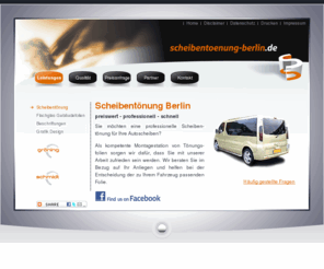 scheibentoenung-berlin.de: Scheibentönung Berlin
Scheibentönung Berlin - Tel: 030 - 49 785 766. Professionelle Montagestation für Scheibentönung in Berlin. Sprechen Sie uns an.