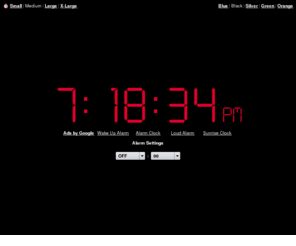 alarmclocknews.com: Online Alarm Clock
Online Alarm Clock - Free internet alarm clock displaying your computer time.