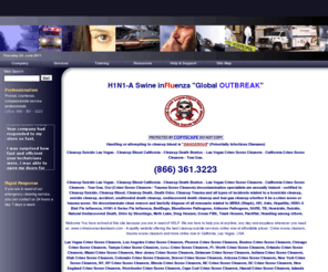 crimescenecleanteam.com: Cleanup Suicide Las Vegas - Cleanup Blood California - Cleanup Death Boston - Las Vegas Crime Scene Cleaners - California Trauma Scene Cleaners - Tear Gas
Providing Rapid Response to Cleanup Suicide, Cleanup Blood, Cleanup Death, Methamphetamine Labs, TearGas, Odors, law enforcement, coroners, homeowners, commercial properties