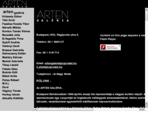 artengaleria.net: Arten Galéria / Arten Gallery / Krüzsely Gábor / Tóth Ernő / kortárs / contemporary / Budapest
