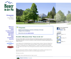 bauer-in-der-au.com: Bauer in der Au - Berggaststätte in Bad Wiessee am Tegernsee
Bauer in der Au - Berggaststätte in Bad Wiessee am Tegernsee