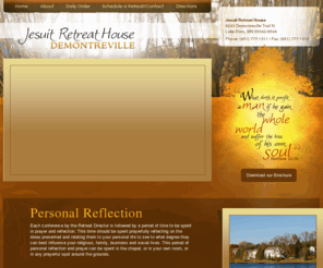 demontrevilleretreat.com: Jesuit Retreat House - Demontreville
Jesuit Retreat - Demontreville