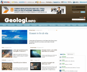 geologo.biz: Geologi.info - Il portale dei Geologi italiani
La casa virtuale dei Geologi italiani: ordini regionali, novità, free software, dossier monotematici, sondaggi, links, legislazioni e tutto ciò che riguarda il mondo dei Geologi.