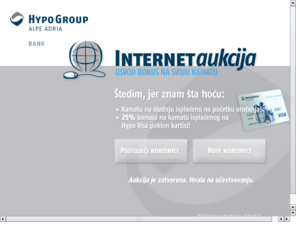 hypo-akcija.com: HYPO Internet aukcija
