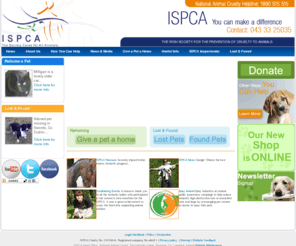 ispca.ie: ISPCA, Animal Charity, Pet Care, Animal Centre Ireland
ISPCA providing Animal Charity, Pet Care, Animal Centre, cruelty prevention, dog rescue in Ireland