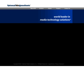 ntcsystems.info: National TeleConsultants, Inc. - Home Page
National TeleConsultants - World leader in consulting and technology solutions for the broadcast and rich media industries.