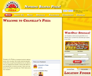 chanellospizza.com: Chanello's Pizza
Chanello's Pizza is a Virginia favorite for delicious pizzas, subs, and wings. Order online or call us for delivery.