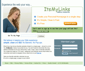 itsmylinks.com: ItsMyLinks - Mobile Favorites
ItsMyLinks - Mobile Favorites 