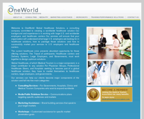 oneworldglobalhealthcaresolutions.com: OneWorld Global Healthcare Solutions
OneWorld Global Healthcare Solutions