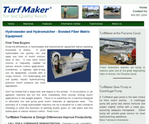 turfmaker.com: Hydroseeder & Hydromulcher - Bonded Fiber Matrix Equipment
Hydroseeder & Hydromulcher Equipment from TurfMaker. Find out how TurfMaker’s hydroseeder & hydromulcher features & design differences improve productivity.