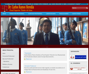 carlosramosheredia.com: Bienvenidos a la portada
Bienvenido al Portal Web del Dr. Carlos Ramos Heredia