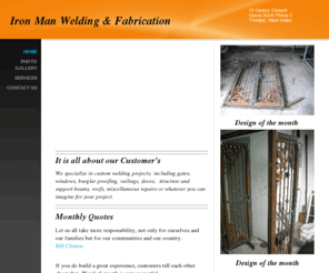 couvaironman.com: Iron Man Welding - Home
Click to enter your own short introduction, greeting, or tagline here. Your introduction is the most powerful area of your web site, and your first chance to make a great impression, so try to give it some oomph! Grab your visitors' attention, and they'll 