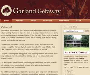 garlandgetaway.com: Garland Getaway
If you are desiring the perfect getaway, come to Garland for your Garland Getaway. If you are looking for a special place pack your bags--you need look no longer.