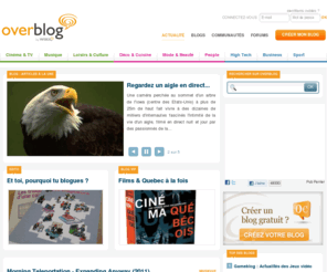 over-blog.fr: Créer un blog gratuit - Le blog des blogs - Annuaire des blogs d'OverBlog
Le portail d'OverBlog ! Le meilleur de l'info et des articles de nos blogueurs ! Créez facilement et gratuitement un blog sur OverBlog ! Forums, communautés et annuaire de blog sur OverBlog !