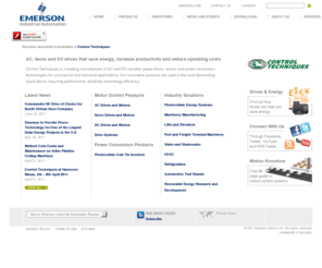 digitax-st.com: Control Techniques Global Home Page
Landing Page for Emerson Control Techniques to allow viewers to locate their country