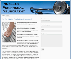 pinellasperipheralneuropathy.com: Pinellas Peripheral Neuropathy — Are You Suffering From Pain, Numbness, Tingling, Or Peripheral Neuropathy?
Are You Suffering From Pain, Numbness, Tingling, Or Peripheral Neuropathy?