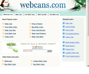 webcans.com: webcans.com: The Leading Webcams Site on the Net
