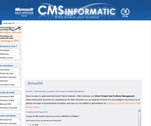 cms-informatic.com: CMS Informatic - Accueil
CMS Informatic formation en Bureautique et Management de Projets