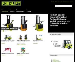 forklift-clark.com: Forklift, Clark Forklift, elektrikli forklift, dizel forklift, lpg li forklift, forkliftler, transpalet, ataşman, istif makinaları, elektrikli istif makinası, istif makinası, forklift ataşmanı, forklift kabini
Forklift, Clark, transpalet, istif makinaları, istif makinası kabin ve ataşman.