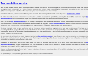 irsresolutionusa.com: Tax Problem Resolution Services – IRS Problem Resolution - Tax Problems Resolution
Mike Habib is a tax resolution & tax settlement expert & can help you come out of tax debt. Reduce your IRS tax liability today at low cost with Mike. Contact us today to schedule a FREE consultation.