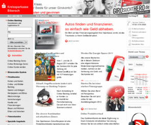 ksk-biberach.com: Kreissparkasse Biberach (654 500 70) - Internet-Filiale
Die Internetfiliale der Kreissparkasse Biberach