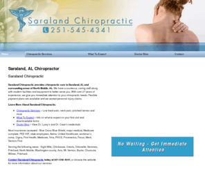 saralandchiropractic.com: Chiropractor Saraland, AL - Saraland Chiropractic
Saraland Chiropractic provides Chiropractic Services to Saraland, AL. Call 251-545-4341 for more information about our services..<br />