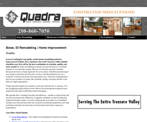 boise-contractor.net: Home Improvement | Home Repair Boise, ID - Quadra
Quadra provides quality, professional remodeling and home repairs to Boise, ID. Call 208-860-7050 today.