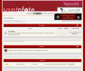 samtpfote.net: samtpfote • Foren-Übersicht
