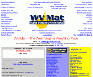 Wvmat Com Wv Mat The West Virginia Wrestling Page