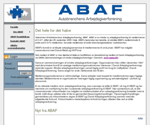 abaf.dk: AutoBranchens Arbejdsgiver Forening
