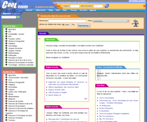 cooletude.com: Accueil |  CoolEtude : cours, fiches, exercices, annales pour le lycée et la fac
