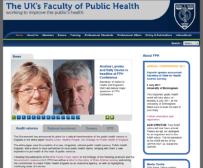 fph.org.uk: UK Faculty of Public Health :: Home
  