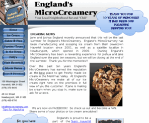 microcreamery.com: England's MicroCreamery - Index
England's Microcreamery - The Best Ice Cream in Haverhill