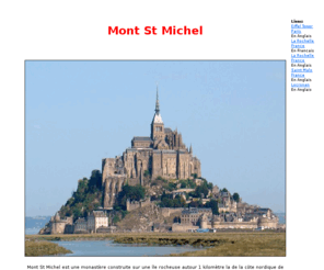 mont-st-michel.net: Mont St Michel France Photographies
Mont St Michel, photographies, vue de Mont Saint Michel et La Baie