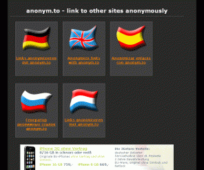 anonym.to: anonym.to | Anonym surfen | link to other sites anonymously
anonymize your links with anonym.to