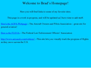 bradlawrence.com: Welcome to Brad’s Homepage
