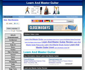 dmiincorp.com: Learn And Master Guitar Videos About Learn And Master Guitar  - Watch Free Learn And Master Guitar Videos
Do U skaDoogle? - The most powerful Multi-Lingual Tools on the Net. Get yours FREE!