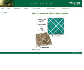 filterair.info: clean air products, air filters, indoor air quality, air pollution control, Camfil Farr filtration
Learn about air filtration, indoor air quality (IAQ), air pollution control and the utilization of air filters for remediation of indoor air quality problems. Learn about Camfil Farr, Farr, Filtra, Cambridge, Delcon, now all a part of Camfil Farr.