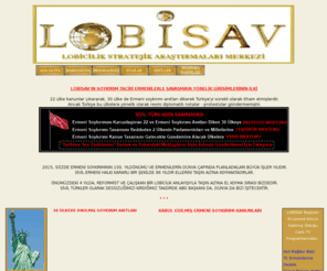lobisav.net: LOBSAV
Lobicilik ve Stratejik Aratrma Merkezi
