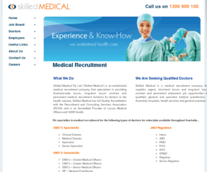 medical-recruitment.net.au: Medical Recruitment, Recruitment Agency - Australia
This medical recruitment website has useful information for people searching for jobs in the medical industry..