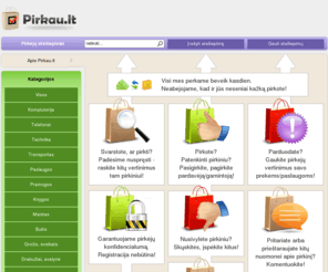 pirkau.lt: Pirkau.lt - Pirkėjų atsiliepimai apie pirkinius
Pirkinių vertinimai, pirkėjų atsiliepimai, nuomonės, komentarai apie pirkinius