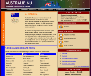 australie.nu: Australi Homepage   - Australi.Nu is de startpagina voor vakantie en reizen in Australi
Australi.Nu is het naslagwerk voor reizen en vakantie in Australi 